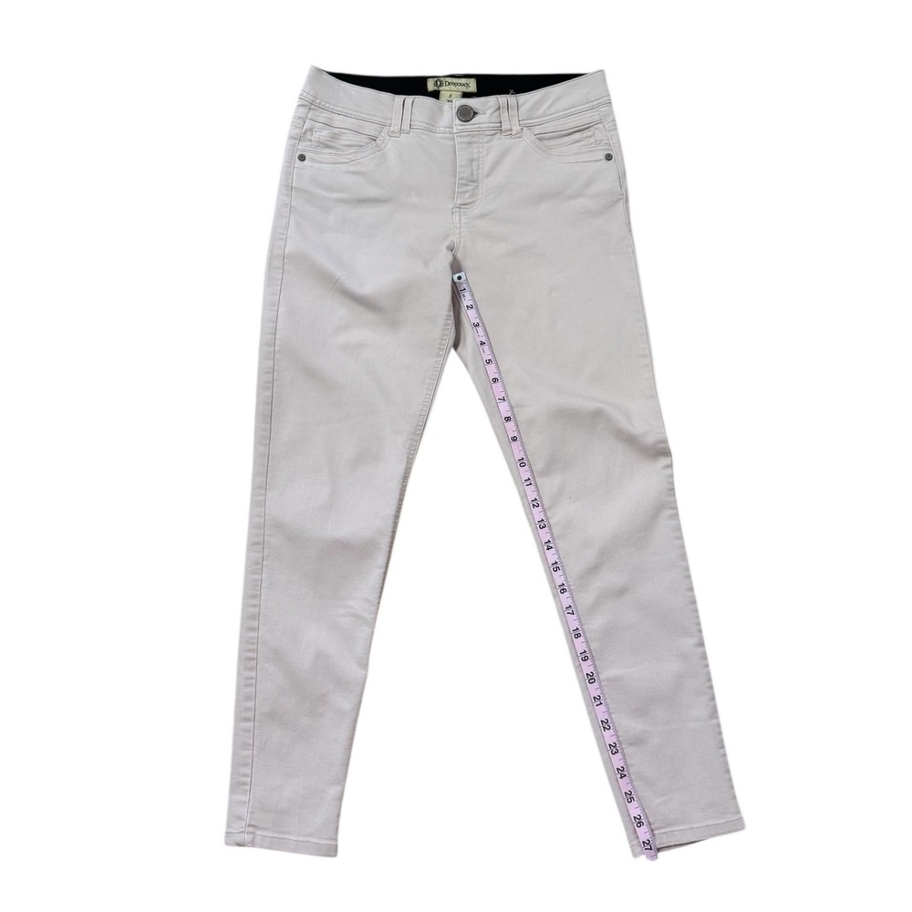 Democracy Ab Technology Womens Skinny Pants Pink Sand Size 8 Stretch Twill Slim‎ - Picture 10 of 12